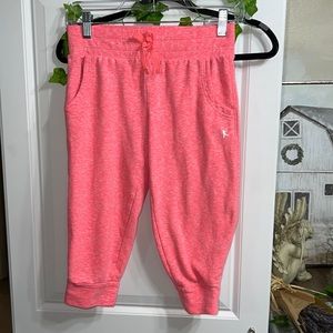 Danskin girls Capri Drawstring Sweatpants with pockets